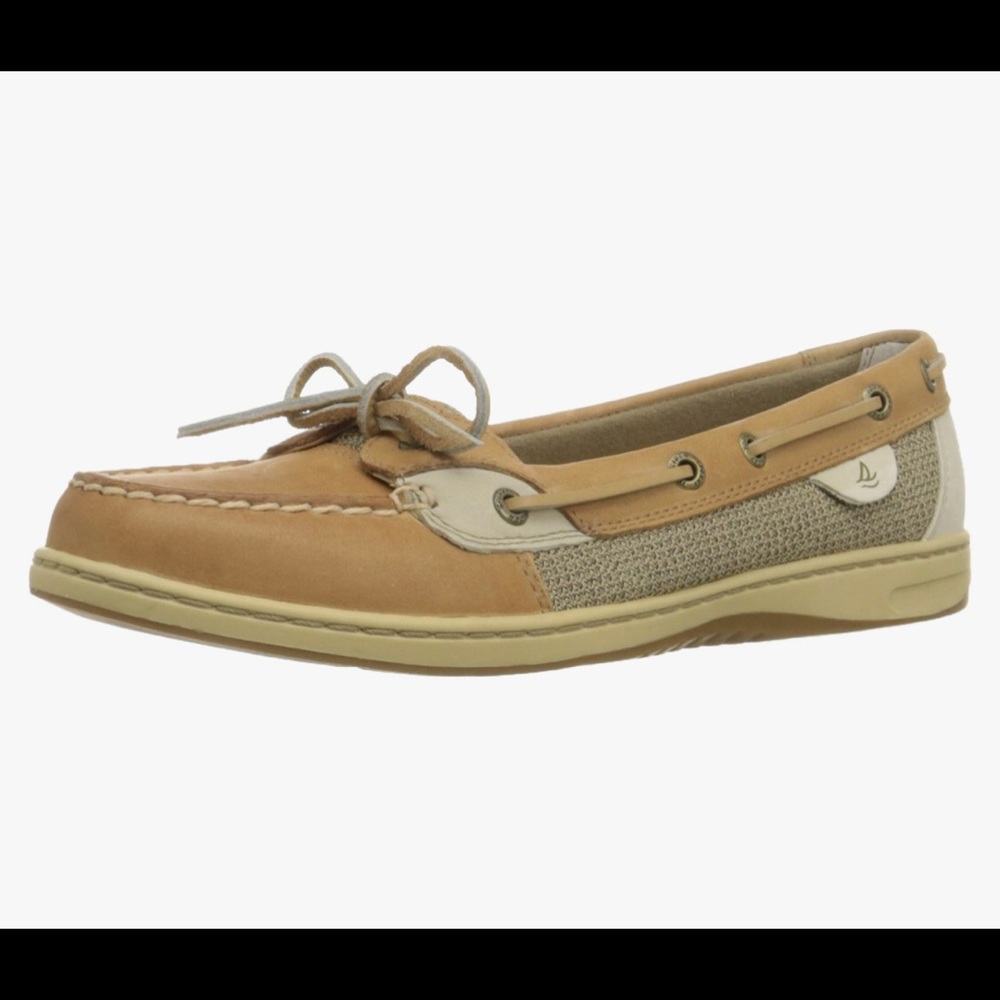 Sperry Tan and Beige Boat Shoe Loafer